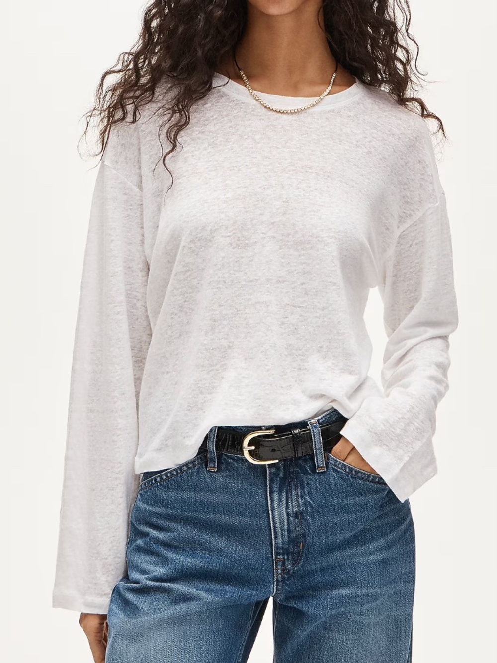 J. Crew Relaxed Linen T-Shirt NWT